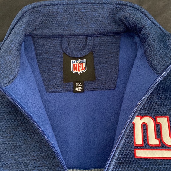 NWT fleece lined zip up Giants sweater jacket - Picture 2 of 4